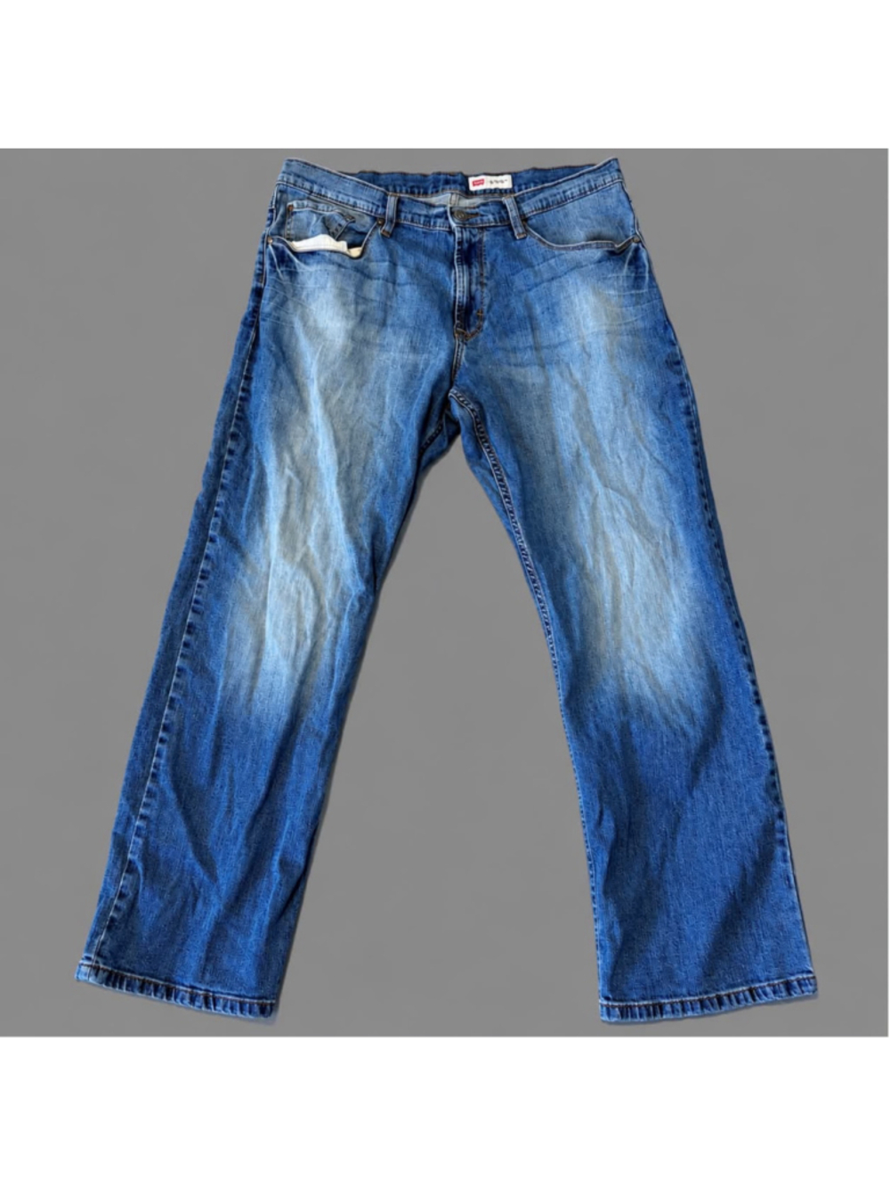 Wrangler Relaxed Bootcut Men's Jeans, Size 36x30, Blue